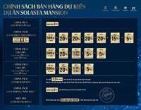 Chính sách bán hàng dự án Solasta Mansion Nam Cường Dương Nội. Chính sách bán hàng dự án Solasta Mansion Nam Cường Dương Nội.