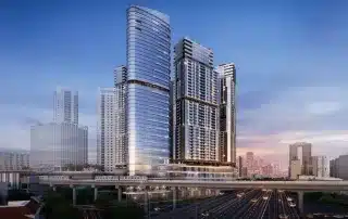 Dự án căn hộ và văn phòng đẳng cấp Sun Group Cầu Giấy với vị trí vàng tại ngã tư Phạm Hùng - Xuân Thủy.