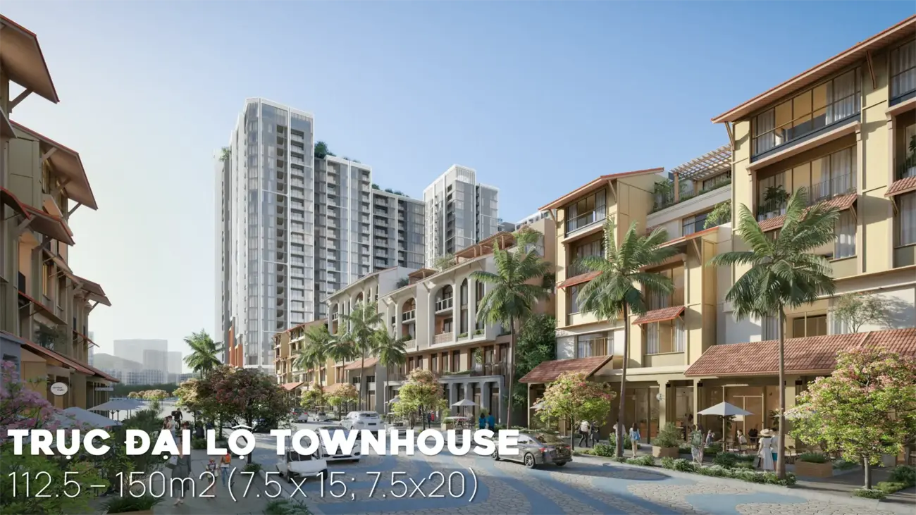 Nhà phố cao cấp tại Charmora City với diện tích 112.5-150m², vị trí đắc địa tại Nam Nha Trang, Khánh Hòa.
