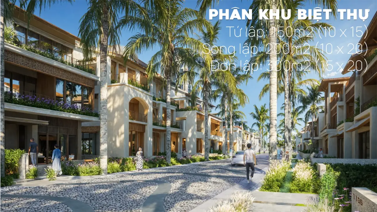 Phân khu biệt thự Đảo Thiên đường – Charmora City: Không gian sống biệt lập, sang trọng dành cho giới thượng lưu.